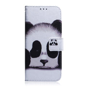 For Honor Magic6 Pro Coloured Drawing Flip Leather Phone Case(Panda)