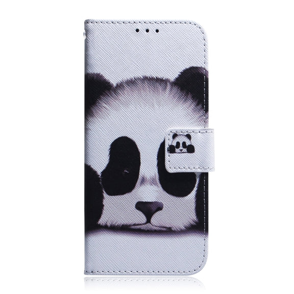 For Honor Magic6 Pro Coloured Drawing Flip Leather Phone Case(Panda)