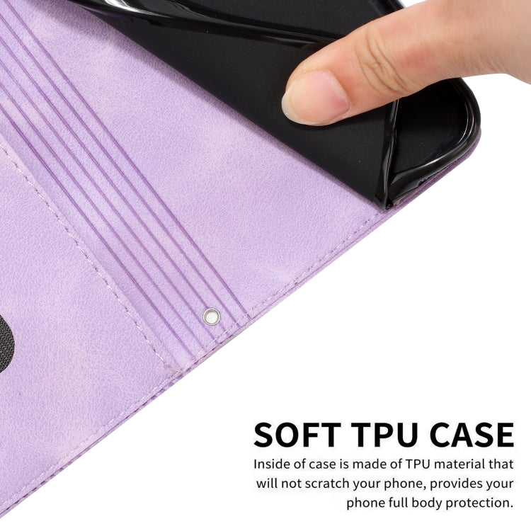 For Xiaomi Redmi K70 / K70 Pro Dream Triangle Leather Phone Case with Lanyard(Purple)