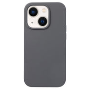 For iPhone 13 Liquid Silicone Phone Case(Charcoal Black)