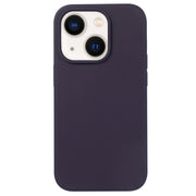 For iPhone 13 Liquid Silicone Phone Case(Berry Purple)