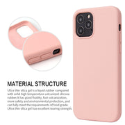 For iPhone 13 Liquid Silicone Phone Case(Berry Purple)