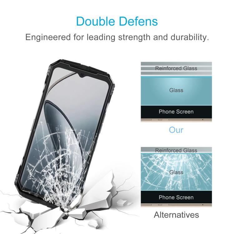 For DOOGEE S119 10pcs 0.26mm 9H 2.5D Tempered Glass Film