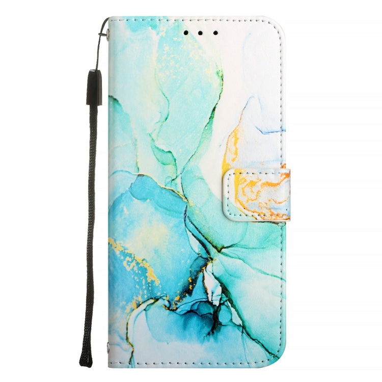 For Honor Magic6 Pro PT003 Marble Pattern Flip Leather Phone Case(Green)