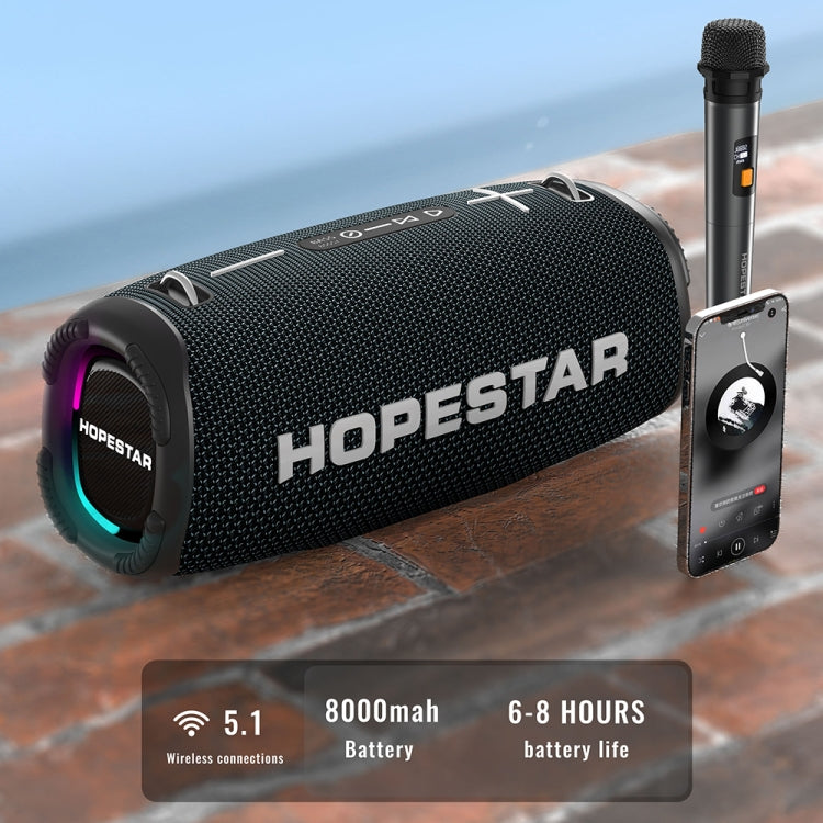 HOPESTAR A6 Max IPX6 Water-resistant Outdoor Portable Bluetooth Speaker(Camouflage)