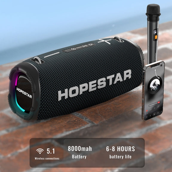 HOPESTAR A6 Max IPX6 Water-resistant Outdoor Portable Bluetooth Speaker(Camouflage)