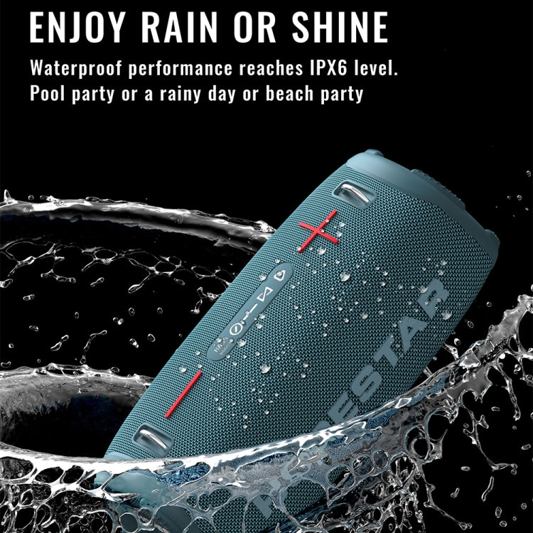 HOPESTAR A6 Max IPX6 Water-resistant Outdoor Portable Bluetooth Speaker(Camouflage)