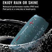 HOPESTAR A6 Max IPX6 Water-resistant Outdoor Portable Bluetooth Speaker(Camouflage)