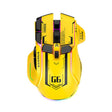 HXSJ G6 10 Keys RGB 12800DPI Tri-mode Wireless Gaming Mouse(Yellow) - free shipping - PMC TechLife - Order now!