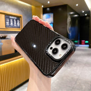For iPhone 15 Pro Max Armor Carbon Fiber TPU + PC Phone Case(Black)