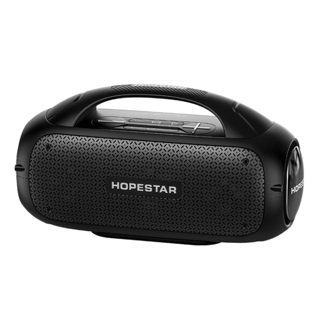 HOPESTAR A50 80W IPX6 Water-resistant Portable Bluetooth Speaker Outdoor Subwoofer(Black)