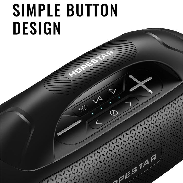 HOPESTAR A50 80W IPX6 Water-resistant Portable Bluetooth Speaker Outdoor Subwoofer(Blue)