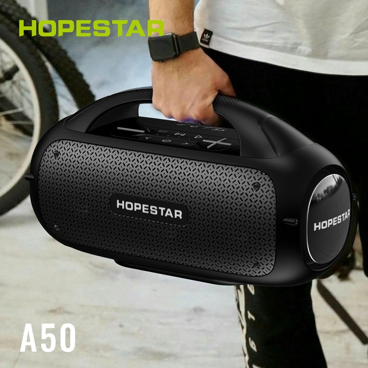 HOPESTAR A50 80W IPX6 Water-resistant Portable Bluetooth Speaker Outdoor Subwoofer(Blue)