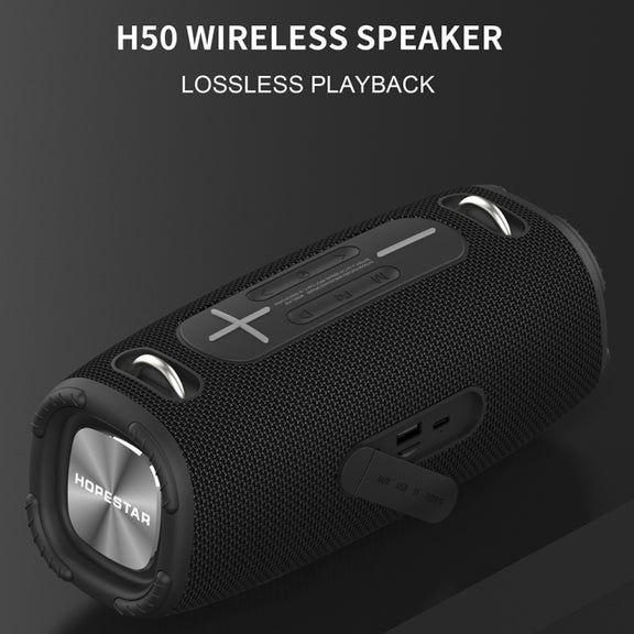 HOPESTAR H50 lPX6 Water-resistant Portable Wireless Bluetooth Speaker(Black)