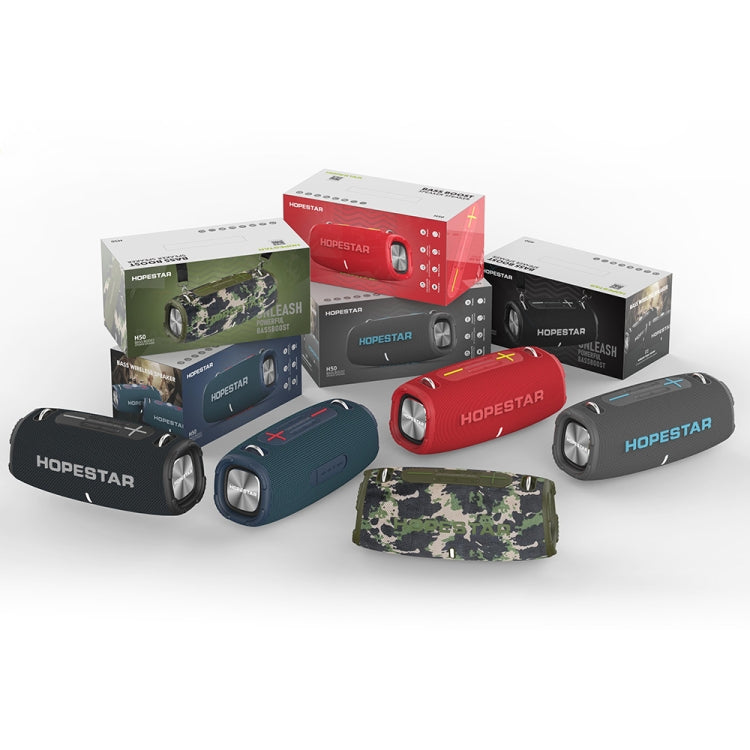 HOPESTAR H50 lPX6 Water-resistant Portable Wireless Bluetooth Speaker(Camouflage)