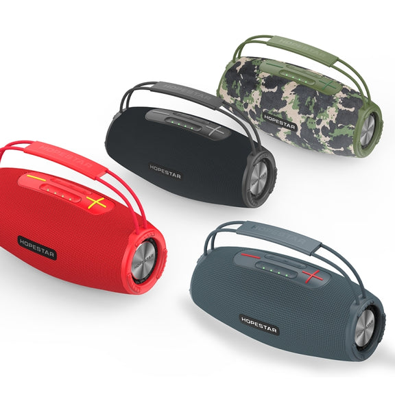 HOPESTAR H51 IPX6 Water-resistant Outdoor Portable Wireless Bluetooth Speaker(Blue)