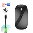 HXSJ M103 1600DPI UV Dual Mode 2.4GHz + Bluetooth 5.1 Wireless Rechargeable Mouse(Black) - Wireless Mice by HXSJ | Online Shopping South Africa | PMC TechLife | Buy Now Pay Later Mobicred