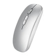 HXSJ M103 1600DPI 2.4GHz Wireless Rechargeable Mouse(Silver) - free shipping - PMC TechLife - Order now!
