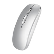 HXSJ M103 1600DPI 2.4GHz Wireless Rechargeable Mouse(Silver)