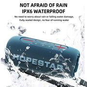 HOPESTAR P32Max 55W IPX6 Water-resistant Portable Wireless Bluetooth Speaker(Red)