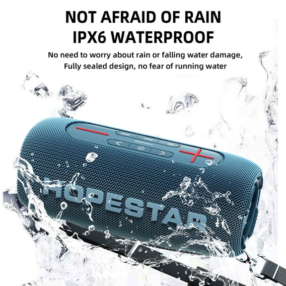 HOPESTAR P32Max 55W IPX6 Water-resistant Portable Wireless Bluetooth Speaker(Red)