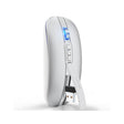 HXSJ M113 2400DPI Dual Mode 2.4GHz + Bluetooth 5.1 Wireless Mouse(Space Silver) - free shipping - PMC TechLife - Order now!
