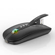 HXSJ M113 2400DPI Dual Mode 2.4GHz + Bluetooth 5.1 Wireless Mouse(Matte Black) - Wireless Mice by HXSJ | Online Shopping South Africa | PMC TechLife | Buy Now Pay Later Mobicred