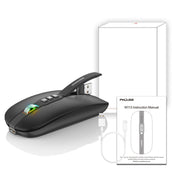 HXSJ M113 2400DPI Dual Mode 2.4GHz + Bluetooth 5.1 Wireless Mouse(Matte Black)