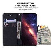 For Honor Magic6 Pro Geometric Embossed Leather Phone Case(Black)