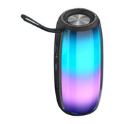 HOPESTAR P40 Pro IPX6 Water-resistant RGB Light Wireless Bluetooth Speaker(Black)