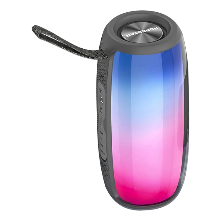 HOPESTAR P40 Pro IPX6 Water-resistant RGB Light Wireless Bluetooth Speaker(Grey)