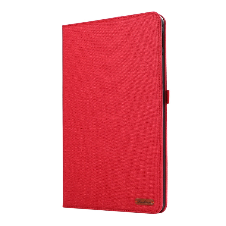For Honor MagicPad 13 Cloth Texture Horizontal Flip PU + TPU Tablet Case(Red)