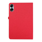 For Honor MagicPad 13 Cloth Texture Horizontal Flip PU + TPU Tablet Case(Red)