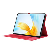 For Honor MagicPad 13 Cloth Texture Horizontal Flip PU + TPU Tablet Case(Red)