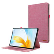 For Honor MagicPad 13 Cloth Texture Horizontal Flip PU + TPU Tablet Case(Rose Red) - Honor by PMC TechLife | Online Shopping South Africa | PMC TechLife | Buy Now Pay Later Mobicred