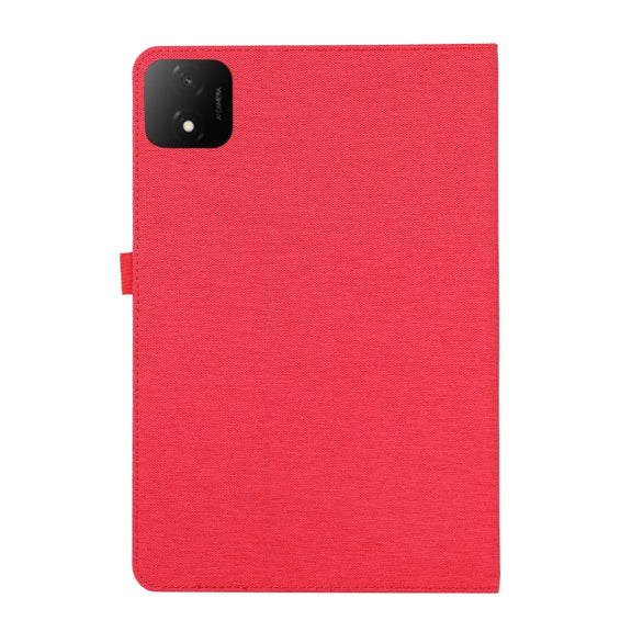 For Honor Pad GT Pro Cloth Texture Horizontal Flip PU + TPU Tablet Case(Red)