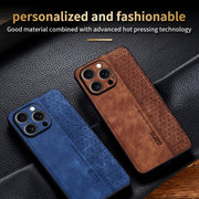 For iPhone 16 Pro Max AZNS 3D Embossed Skin Feel Phone Case(Black)