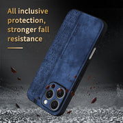 For iPhone 16 Pro AZNS 3D Embossed Skin Feel Phone Case(Brown)