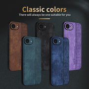 For iPhone 16e AZNS 3D Embossed Skin Feel Phone Case(Purple)