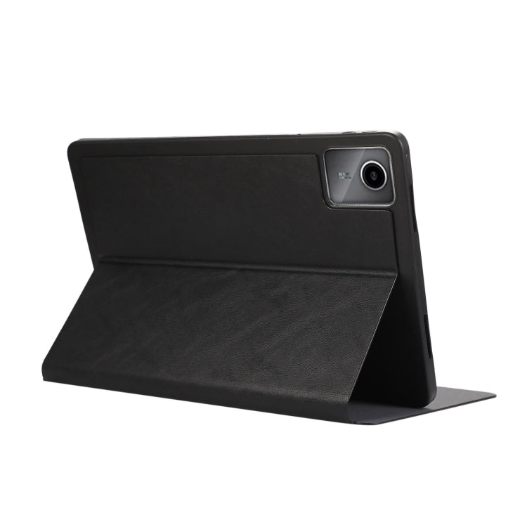 For Lenovo Tab M11 / Xiaoxin Pad 11 2024 PU Flip Tablet Protective Leather Tablet Case(Black)
