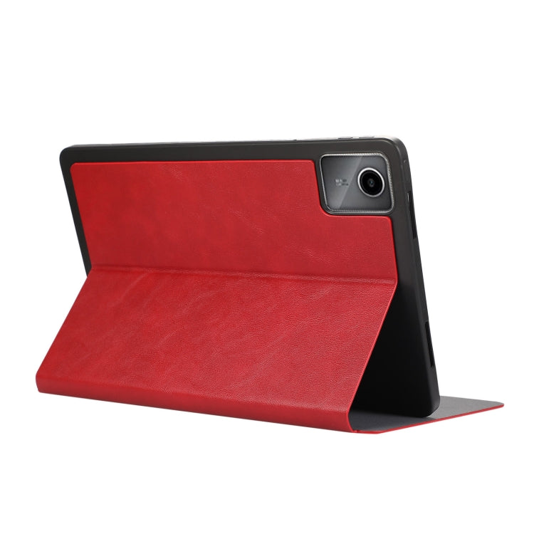For Lenovo Tab M11 / Xiaoxin Pad 11 2024 PU Flip Tablet Protective Leather Tablet Case(Red)