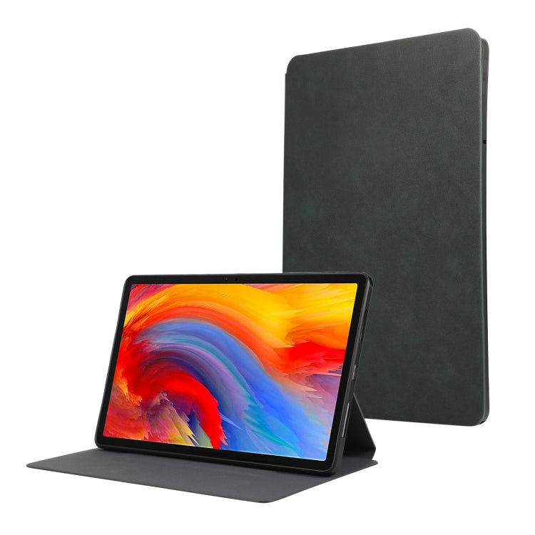 For Lenovo Tab M11 / Xiaoxin Pad 11 2024 PU Flip Tablet Protective Leather Tablet Case(Green)