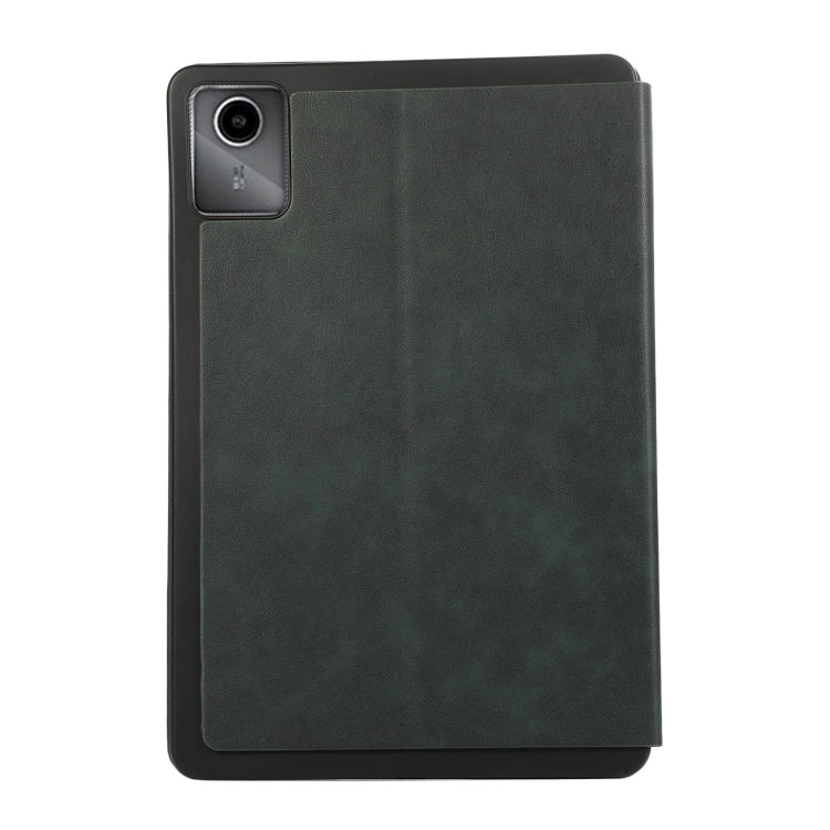 For Lenovo Tab M11 / Xiaoxin Pad 11 2024 PU Flip Tablet Protective Leather Tablet Case(Green)
