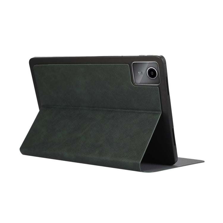 For Lenovo Tab M11 / Xiaoxin Pad 11 2024 PU Flip Tablet Protective Leather Tablet Case(Green)