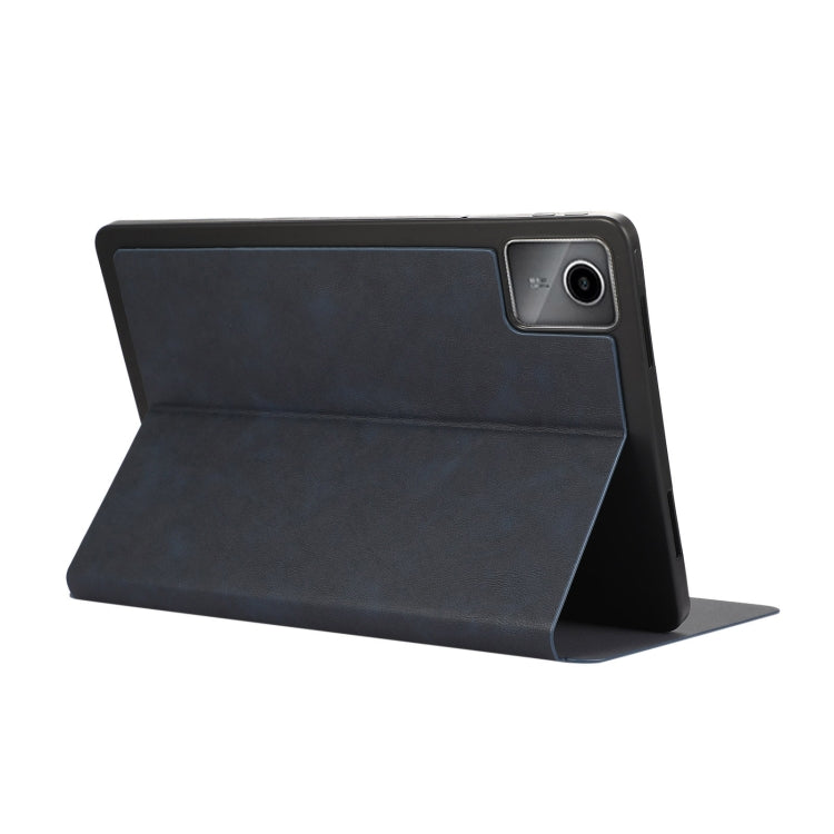 For Lenovo Tab M11 / Xiaoxin Pad 11 2024 PU Flip Tablet Protective Leather Tablet Case(Dark Blue)