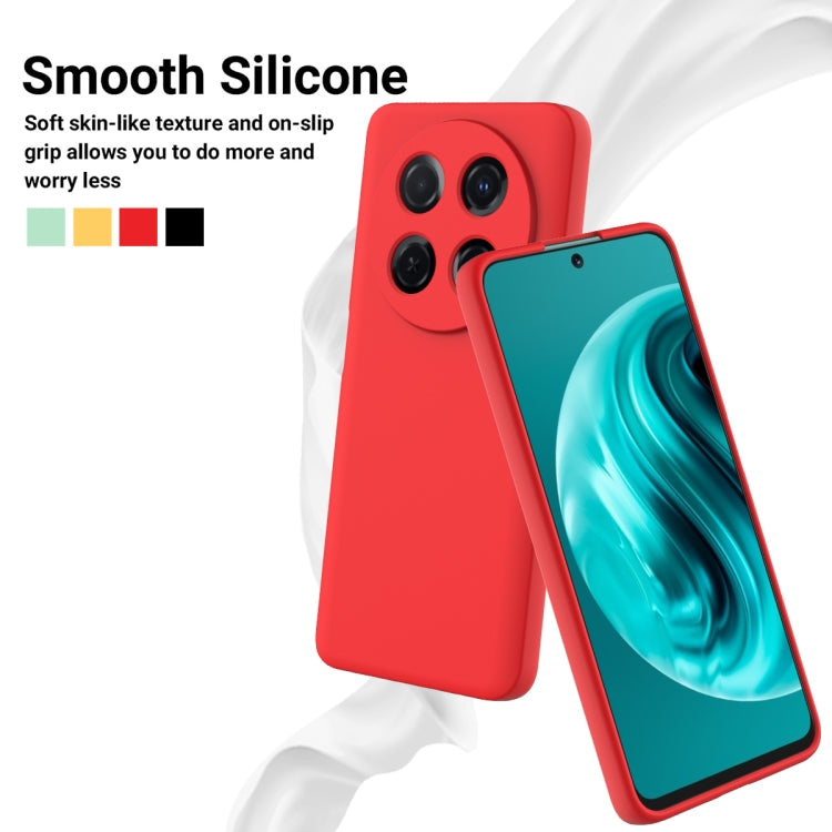 For Huawei nova 12i Solid Color Liquid Silicone Dropproof Full Coverage Protective Case(Red)