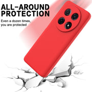 For Huawei nova 12i Solid Color Liquid Silicone Dropproof Full Coverage Protective Case(Red)