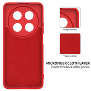 For Huawei nova 12i Solid Color Liquid Silicone Dropproof Full Coverage Protective Case(Red)
