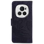 For Honor Magic6 Pro Tiger Embossing Pattern Flip Leather Phone Case(Black)