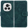For Honor Magic6 Pro Tiger Embossing Pattern Flip Leather Phone Case(Green) - Honor Cases by PMC Jewellery | Online Shopping South Africa | PMC Jewellery | Buy Now Pay Later Mobicred